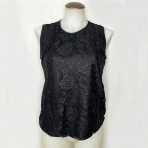 BLACK Lace Sleeveless Top 💚🌻